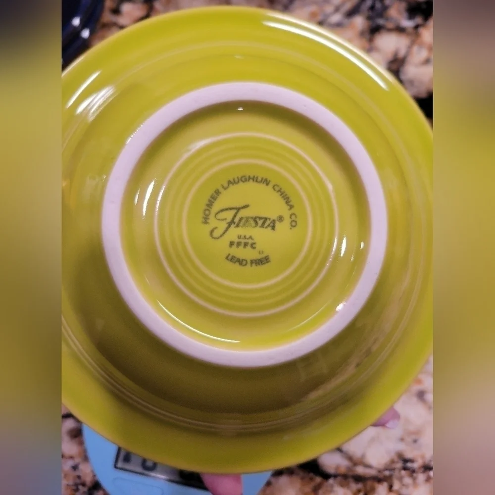 Fiesta 6 1/2 Inch Stackable Cereal Bowl 11 OZ Lemongrass